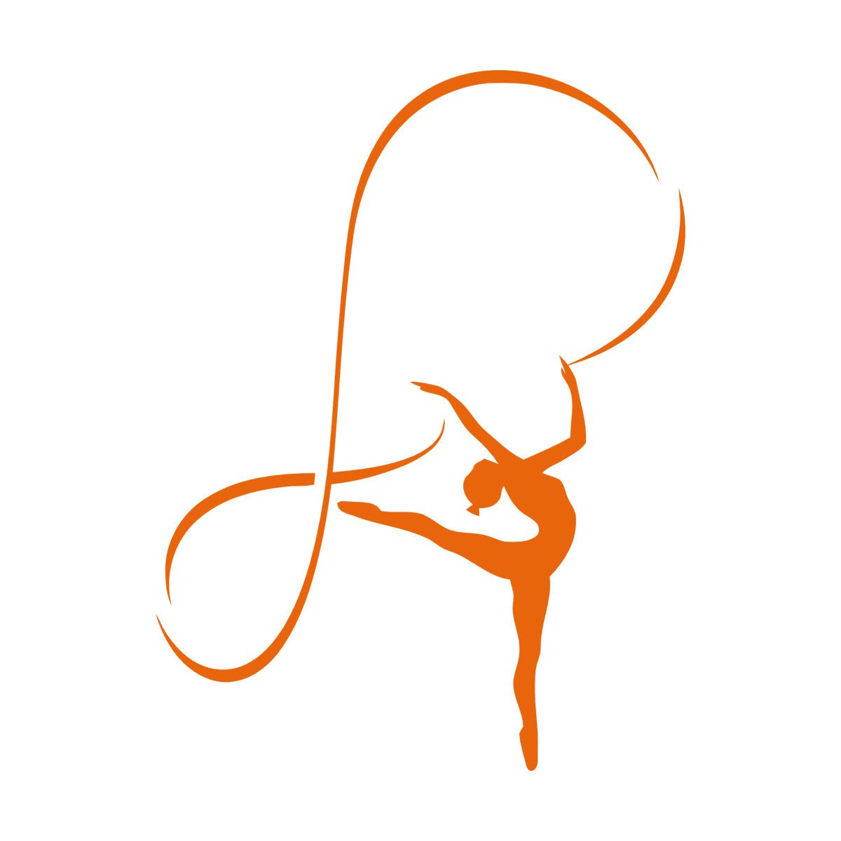 Engraving Stickers Gymnastics Sports Girl Dancing Woman Waterproof