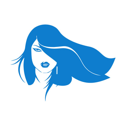 Vinyl Wall Stickers Beautiful Woman Face Appeal Girl Wall Beautification