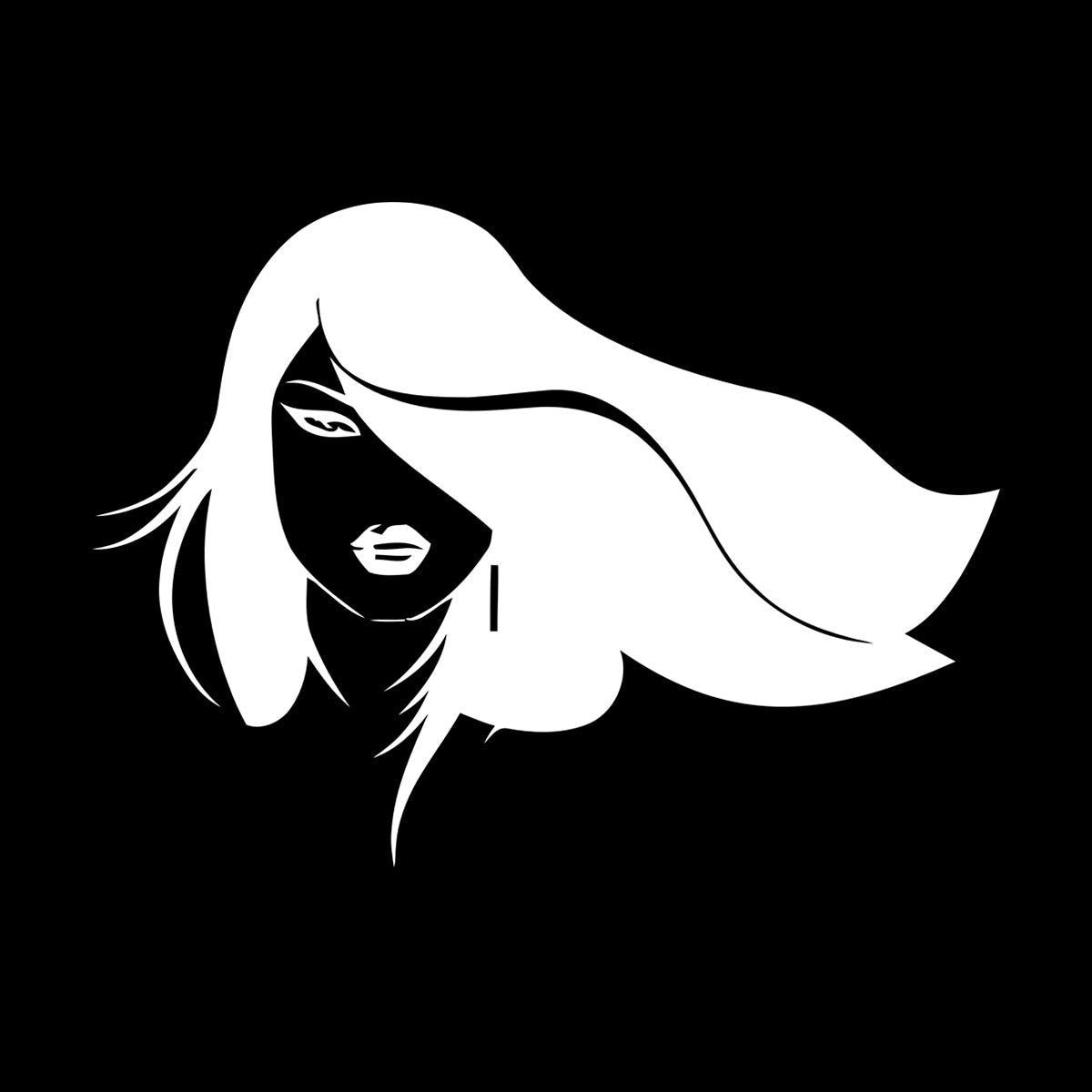 Vinyl Wall Stickers Beautiful Woman Face Appeal Girl Wall Beautification