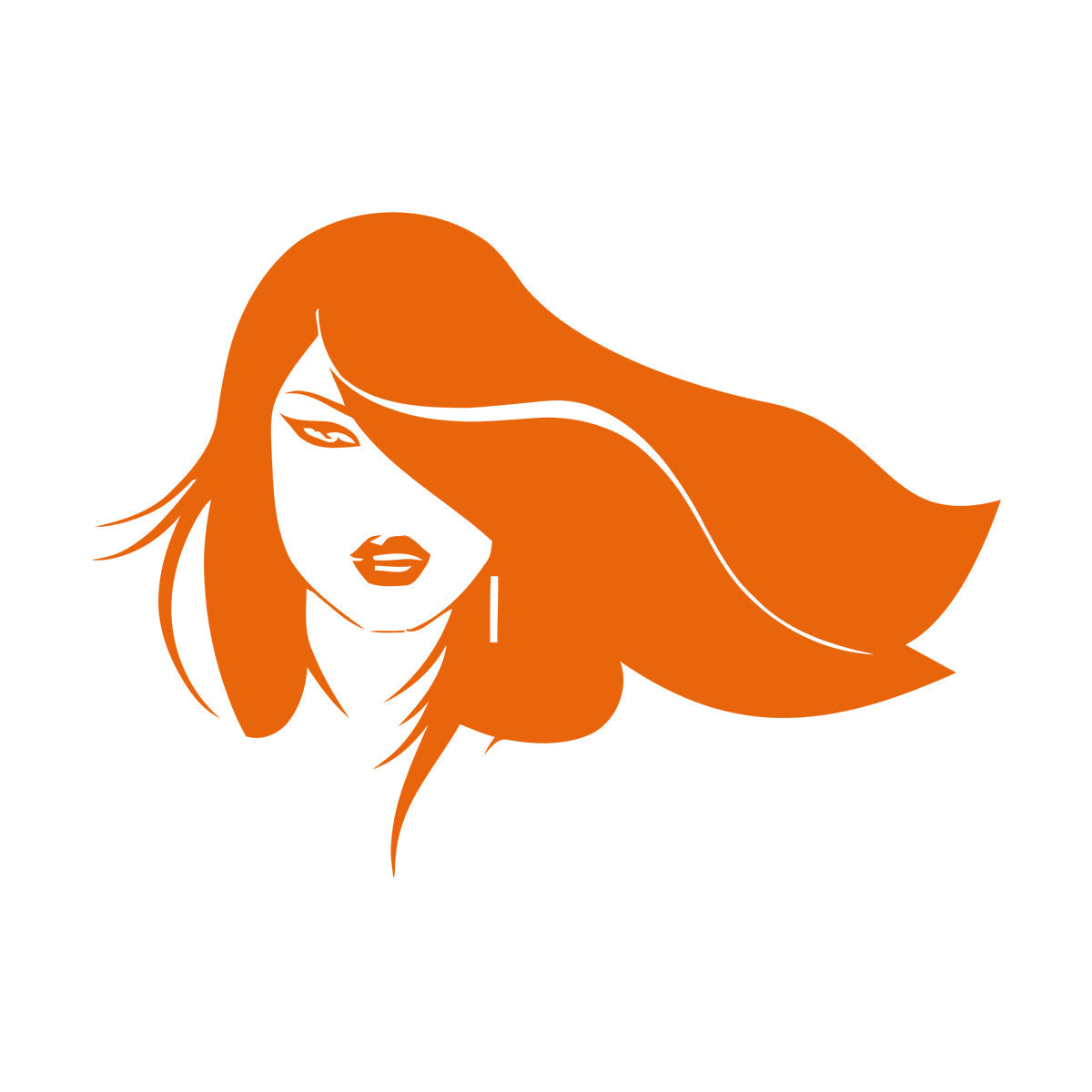 Vinyl Wall Stickers Beautiful Woman Face Appeal Girl Wall Beautification