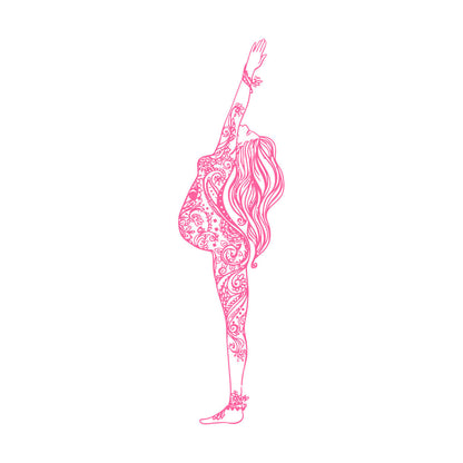 Woman Beautiful Hippie Girl Wall Stickers Paster Paper Tattoo Culture