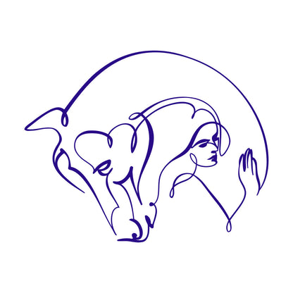 Wall Stickers Abstract Beautiful Horse Girl Woman Animal Do Not Damage The Wall Surface