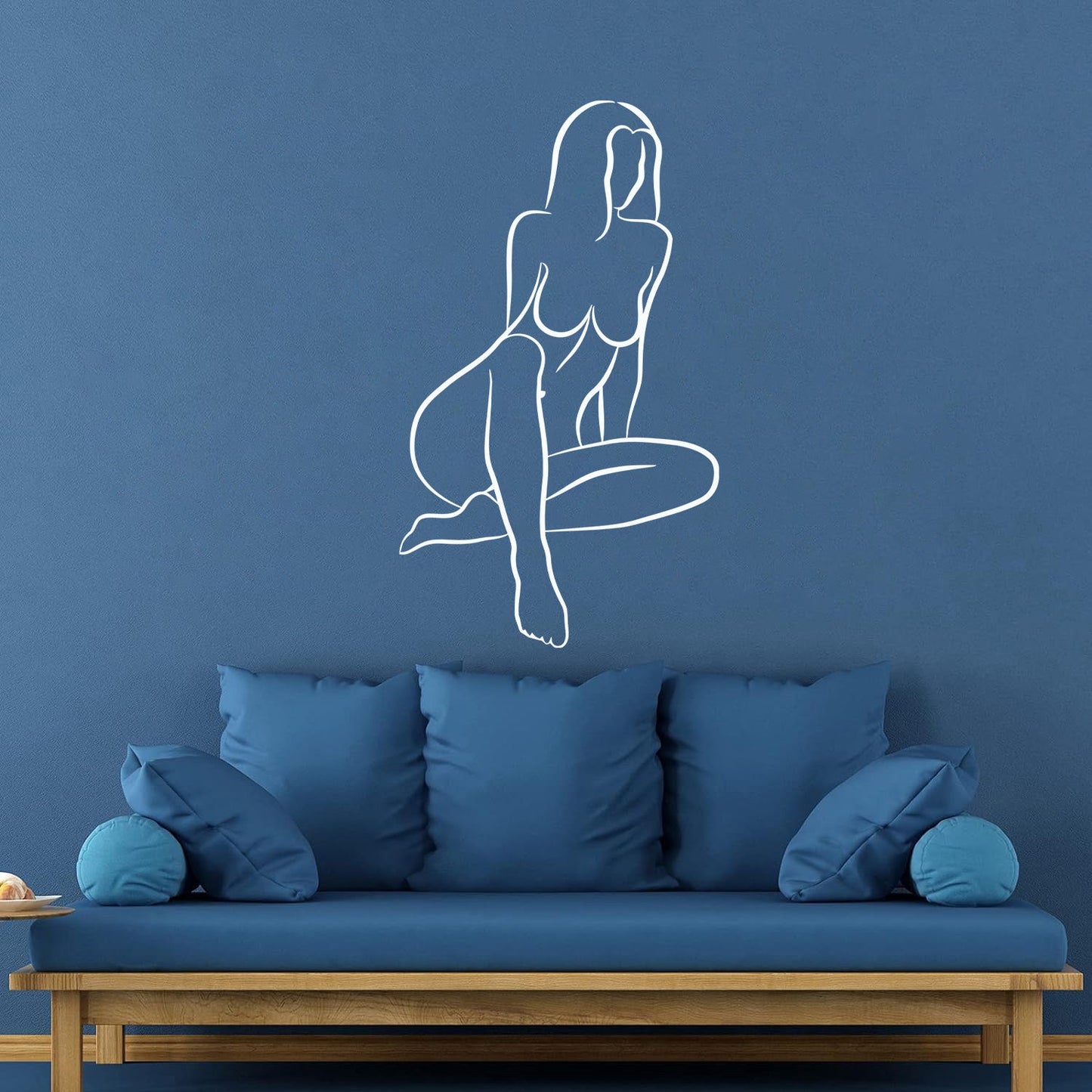 Wall Decals Pvc Abstract Girl Appeal Woman Body Multiple Size Options