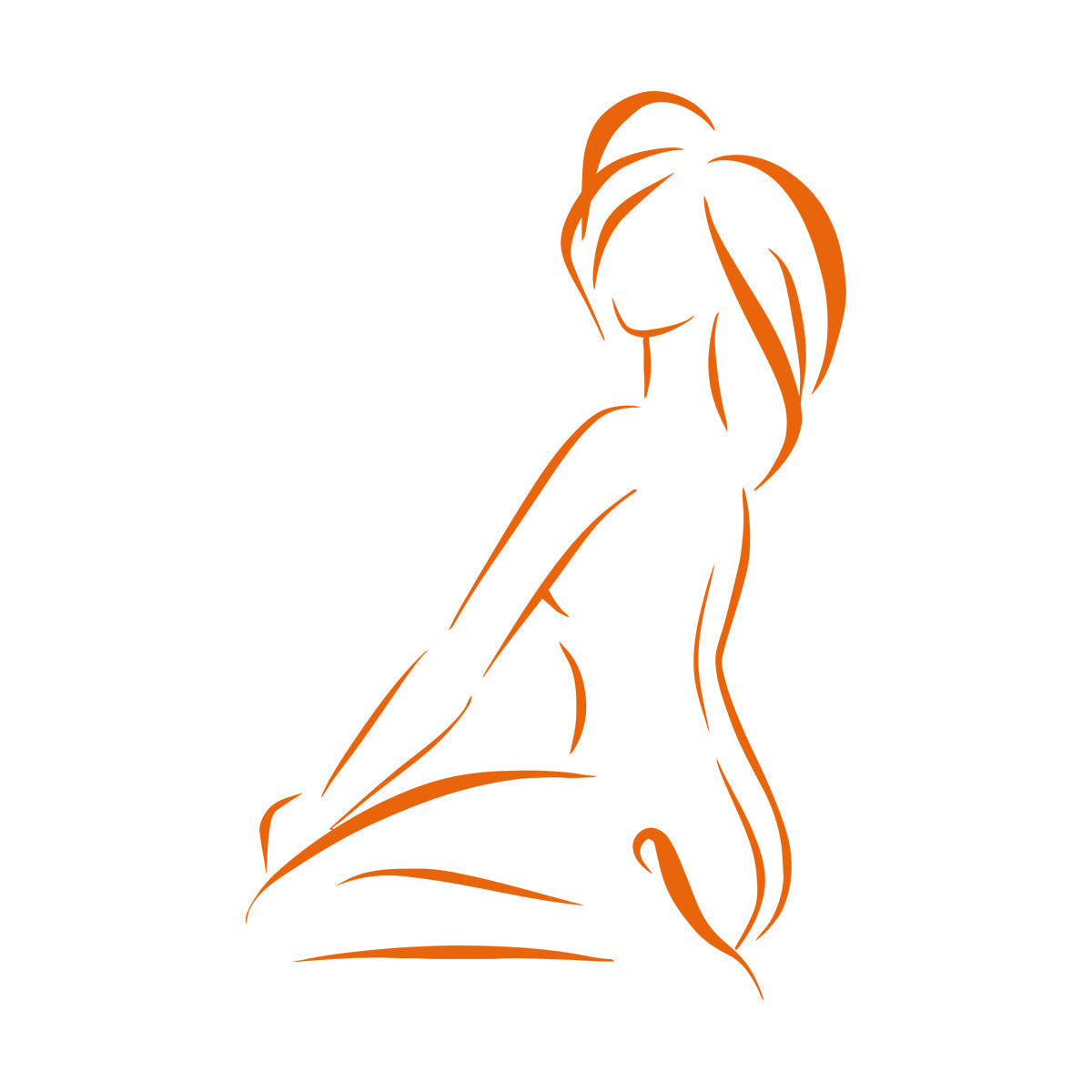 Lettering Stickers Abstract Beautiful Woman Girl Waterproof