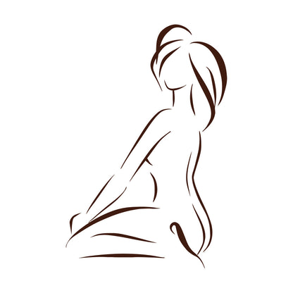 Lettering Stickers Abstract Beautiful Woman Girl Waterproof