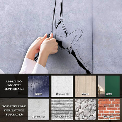 Wall Decals Aerial Silk Girl Woman Acrobatics Can Modify And Add Information