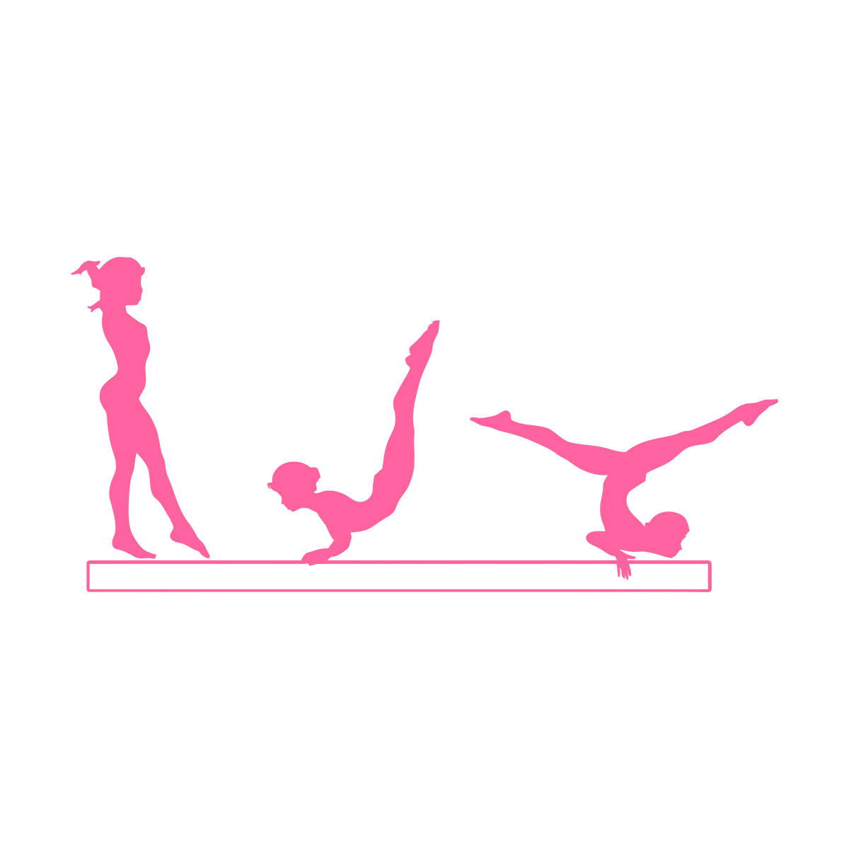 Wall Stickers Paster Paper Artistic Gymnastics Sport Girl Gymnasticsnast Woman Window Decals