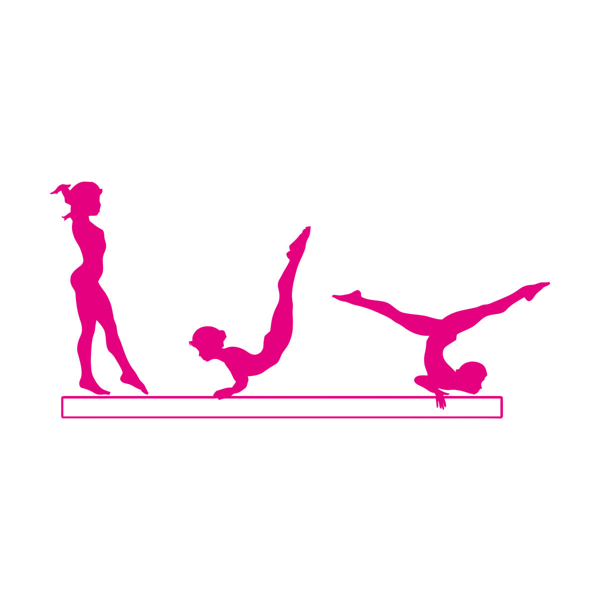 Wall Stickers Paster Paper Artistic Gymnastics Sport Girl Gymnasticsnast Woman Window Decals