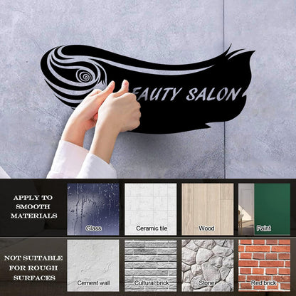 Vinyl Wall Decals Beauty Salon Hair Woman Girl Barbershop Stylist Art Mural Painting
