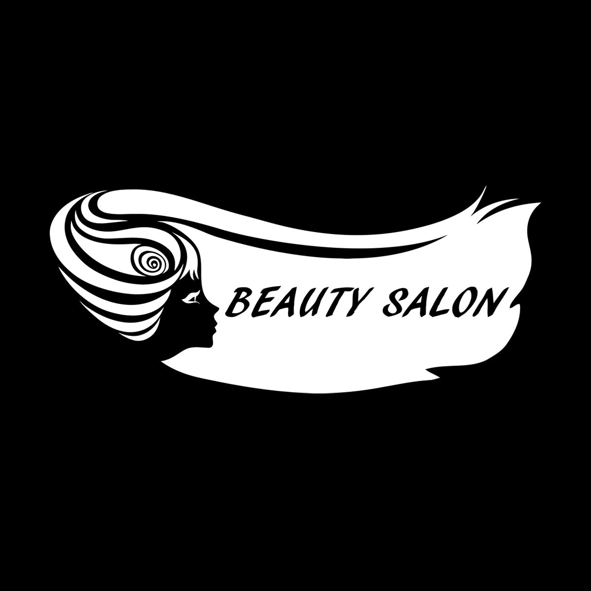 Vinyl Wall Decals Beauty Salon Hair Woman Girl Barbershop Stylist Art Mural Painting