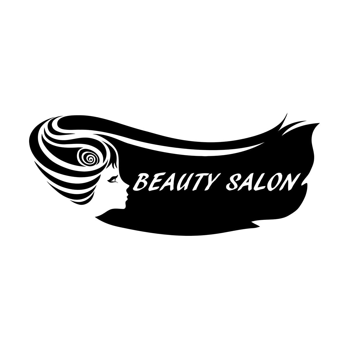 Vinyl Wall Decals Beauty Salon Hair Woman Girl Barbershop Stylist Art Mural Painting
