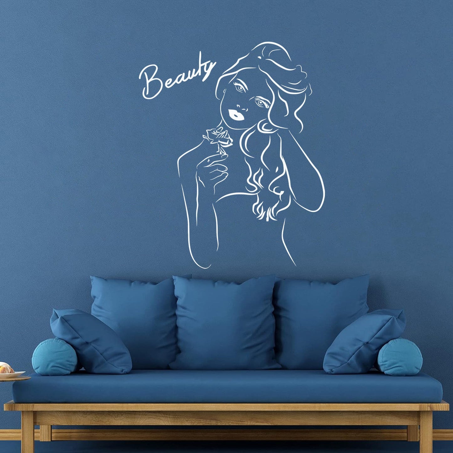 Wall Vinyl Sticker Decor Beauty Salon Pretty Woman Personalized Customization