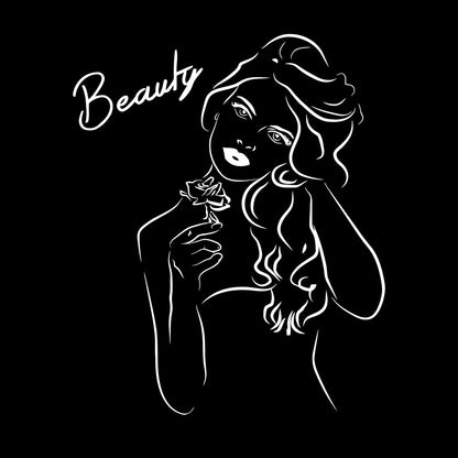 Wall Vinyl Sticker Decor Beauty Salon Pretty Woman Personalized Customization