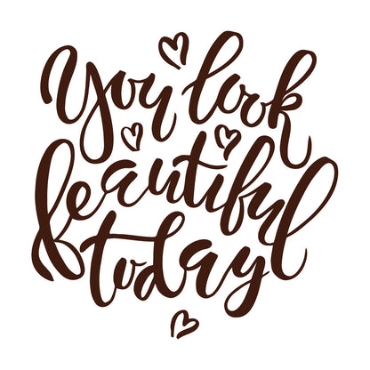 Fine Carving Stickers Beauty Salon Quote Inspire Girl Woman Can Modify And Add Information