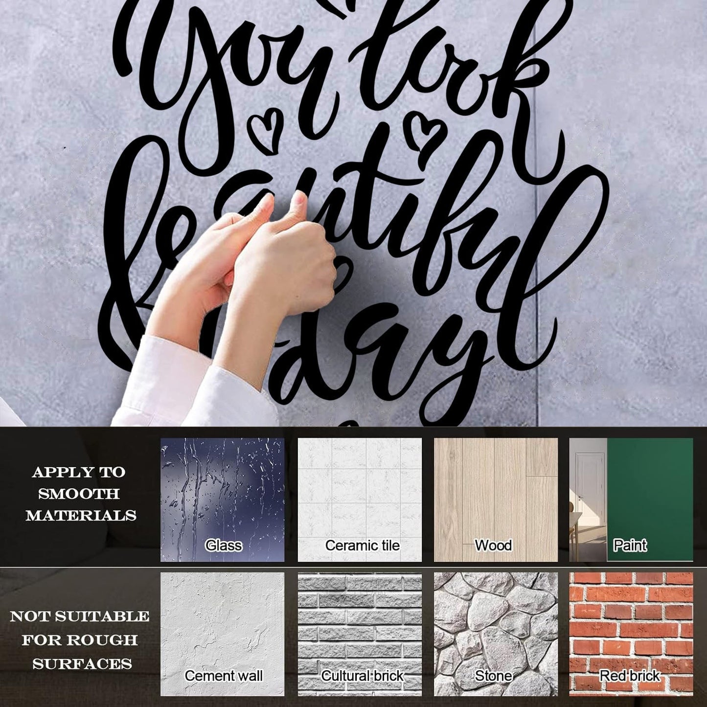 Fine Carving Stickers Beauty Salon Quote Inspire Girl Woman Can Modify And Add Information