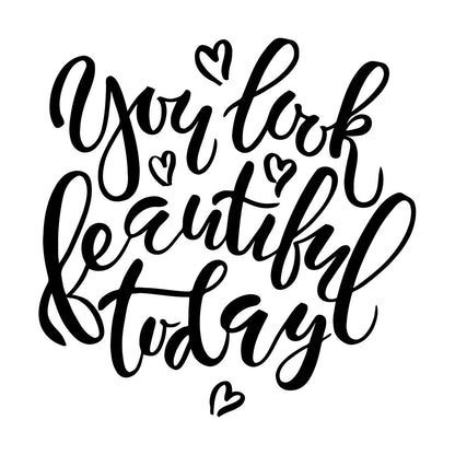 Fine Carving Stickers Beauty Salon Quote Inspire Girl Woman Can Modify And Add Information