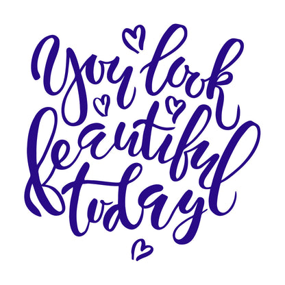 Fine Carving Stickers Beauty Salon Quote Inspire Girl Woman Can Modify And Add Information