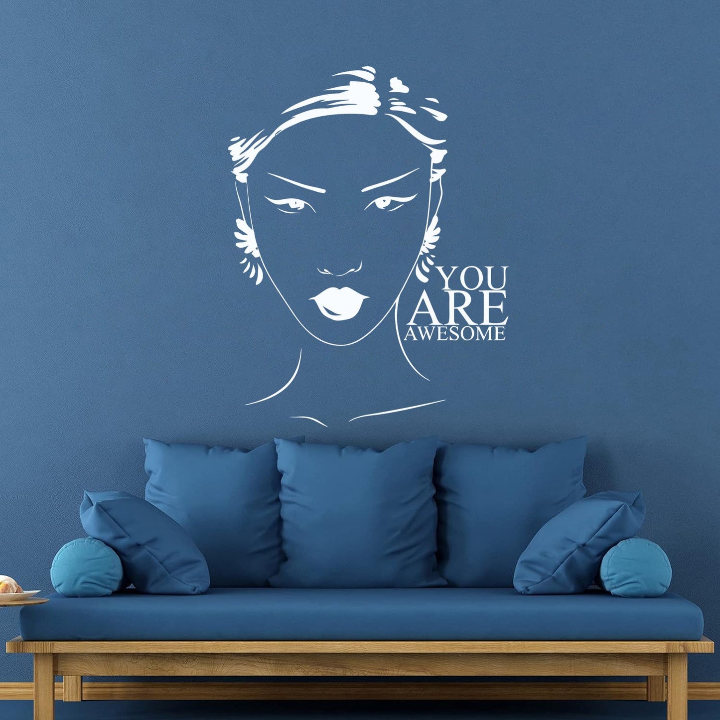 Beauty Salon Quote Woman Girl Inspiration Wall Stickers Art Decoration