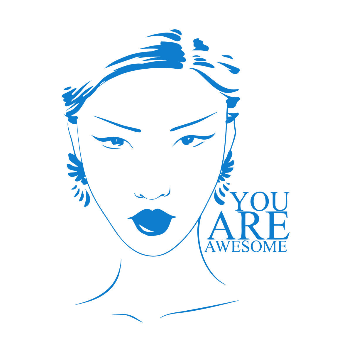 Beauty Salon Quote Woman Girl Inspiration Wall Stickers Art Decoration