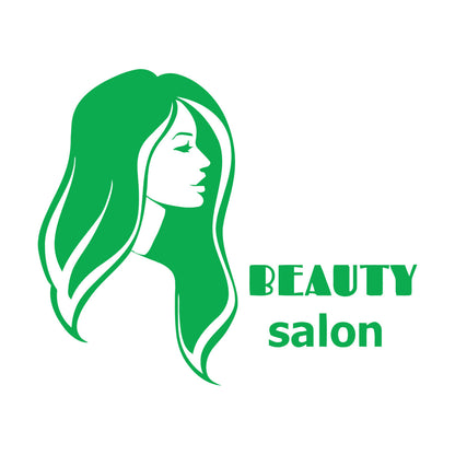 Vinyl Art Sticker Beauty Salon Spa Woman Girl Style Car Body Decoration