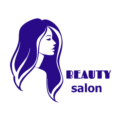 Vinyl Art Sticker Beauty Salon Spa Woman Girl Style Car Body Decoration
