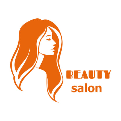 Vinyl Art Sticker Beauty Salon Spa Woman Girl Style Car Body Decoration
