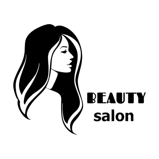 Vinyl Art Sticker Beauty Salon Spa Woman Girl Style Car Body Decoration