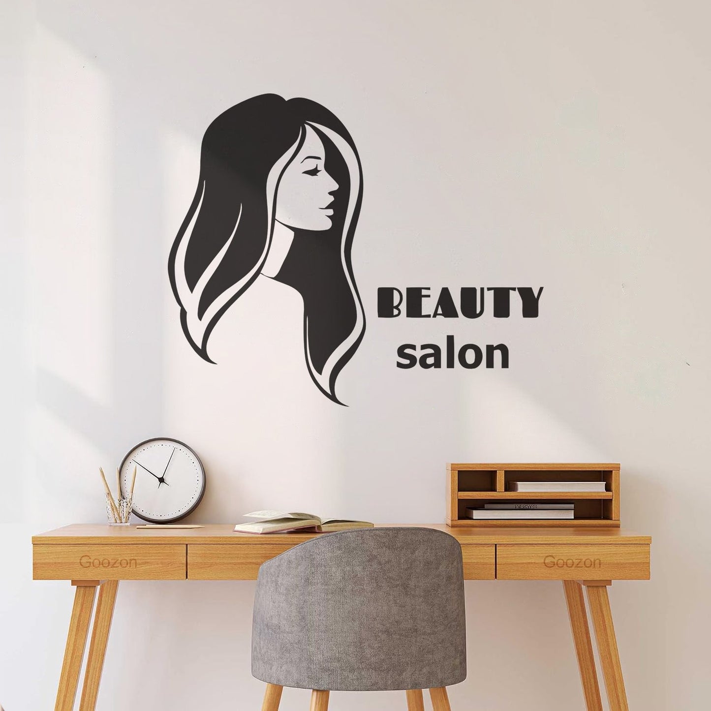 Vinyl Art Sticker Beauty Salon Spa Woman Girl Style Car Body Decoration