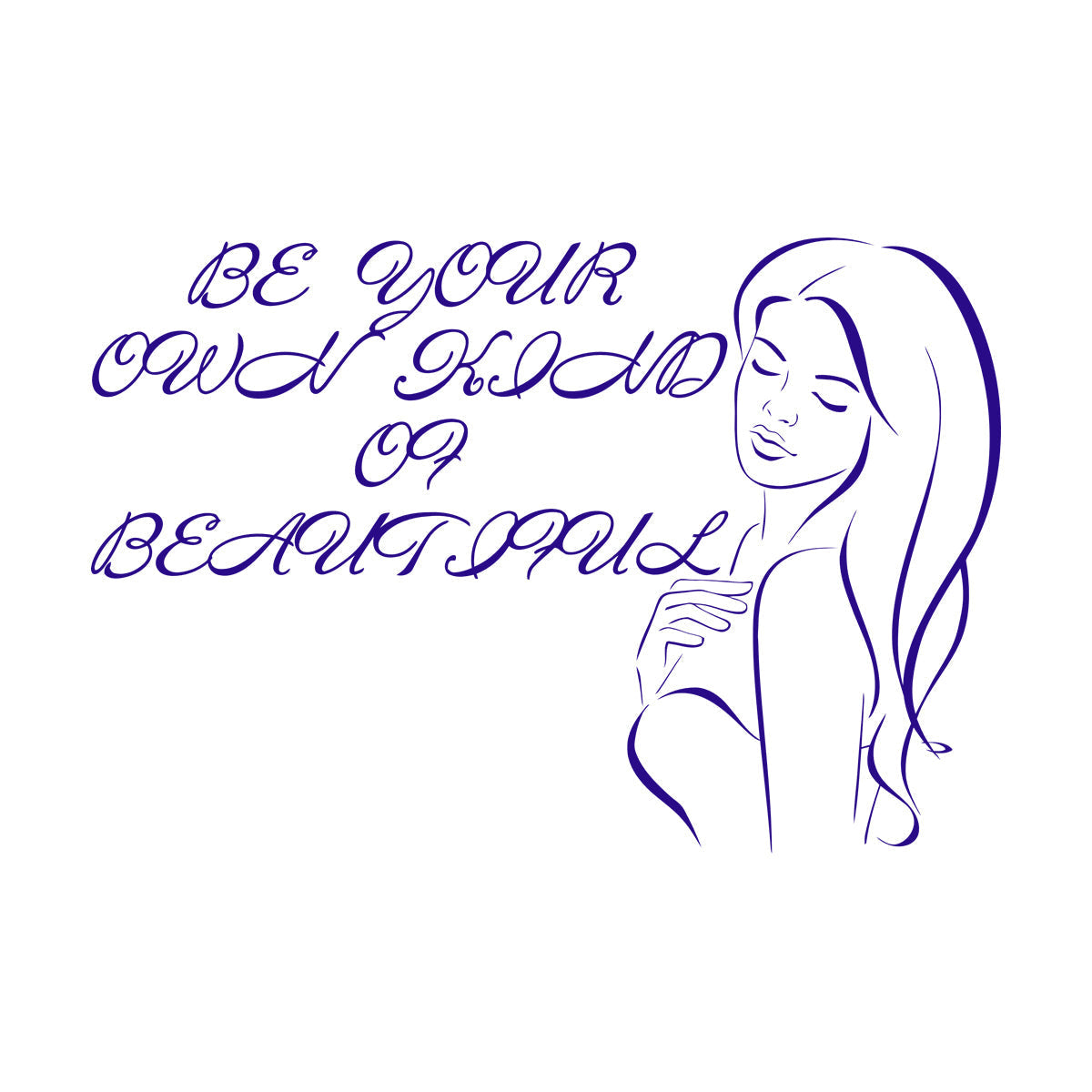 Engraving Stickers Beauty Salon Woman Fashion Style Girl Window Decals