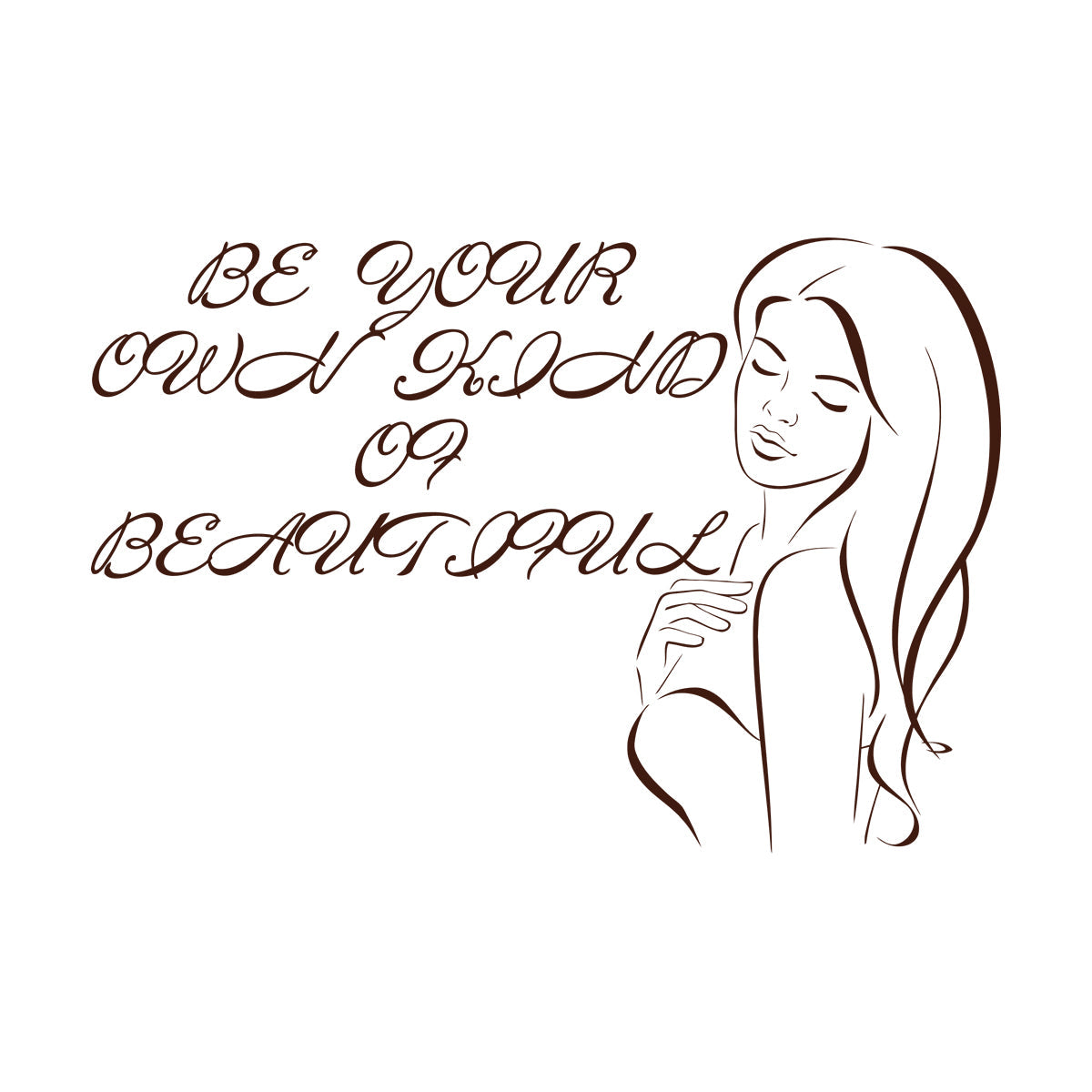 Engraving Stickers Beauty Salon Woman Fashion Style Girl Window Decals