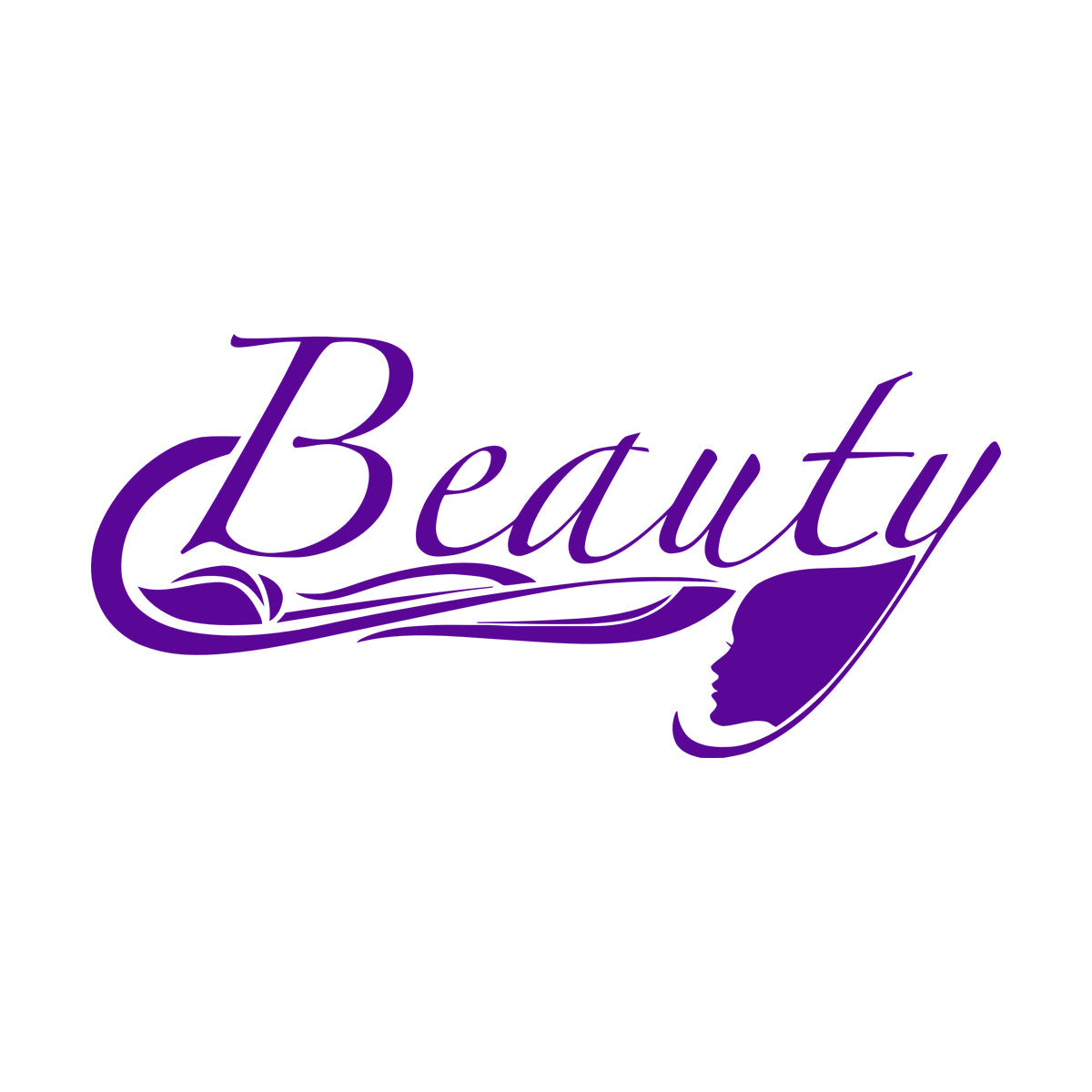 Beauty Salon Woman Stylist Spa Girl Hairdresser Lettering Stickers Tattoo Culture