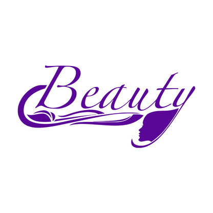 Beauty Salon Woman Stylist Spa Girl Hairdresser Lettering Stickers Tattoo Culture