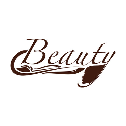 Beauty Salon Woman Stylist Spa Girl Hairdresser Lettering Stickers Tattoo Culture