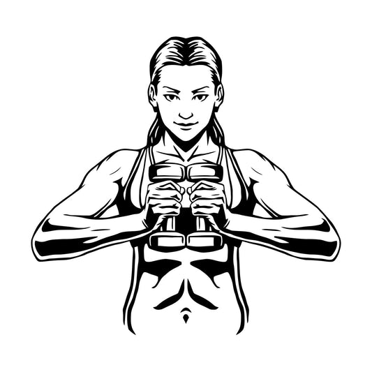 Wall Decals Paster Paper Gymnastics Woman Fitnesscenter Girl Healthy Lifestyle Sports Multiple Size Options