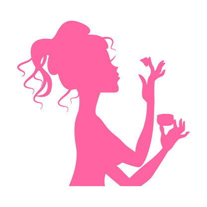 Makeup Cosmetics Spa Salon Beauty Woman Girl Fine Carving Stickers Art Decoration