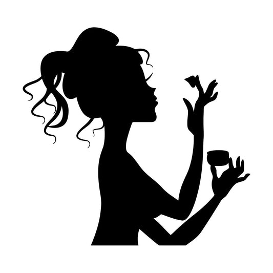 Makeup Cosmetics Spa Salon Beauty Woman Girl Fine Carving Stickers Art Decoration