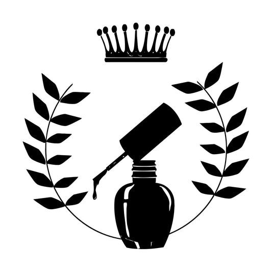 Vinyl Art Sticker Manicure Nail Salon Beauty Woman Girl Fashion Window Decals