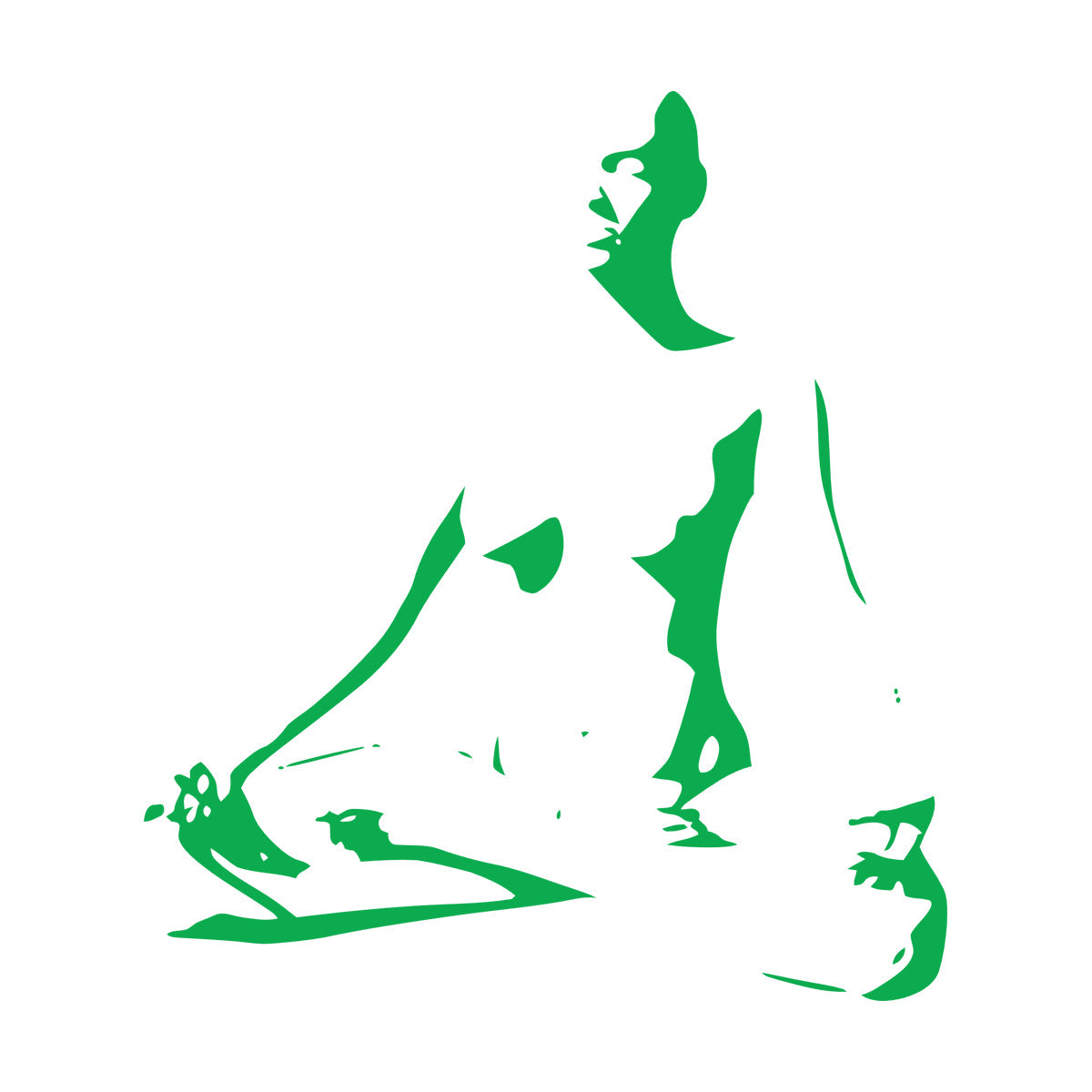 Engraving Stickers Meditation Woman Girl Pattern Yoga Glass Stickers