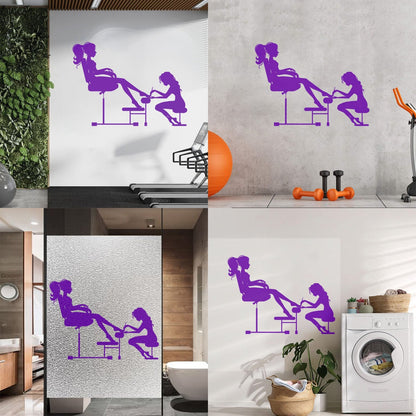 Vinyl Wall Stickers Nail Salon Beauty Spa Woman Girl Do Not Damage The Wall Surface