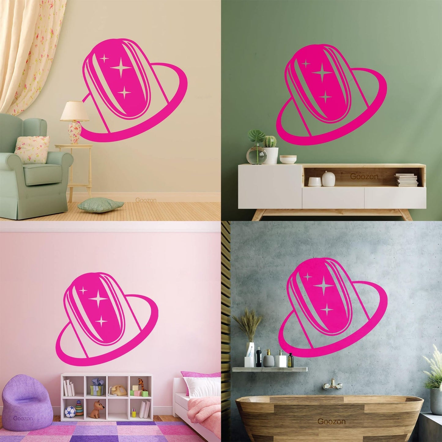 Wall Decals Nail Salon Manicure Beauty Girl Woman Multi Color Selection