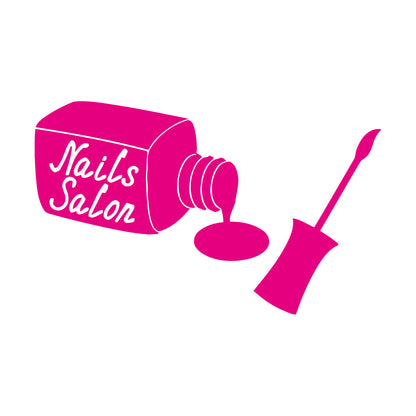 Engraving Decals Nails Salon Manicure Beauty Woman Girl Easy Installation