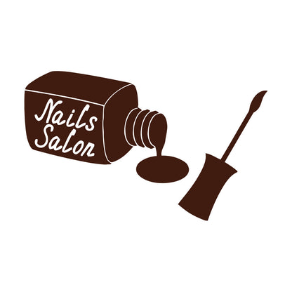 Engraving Decals Nails Salon Manicure Beauty Woman Girl Easy Installation