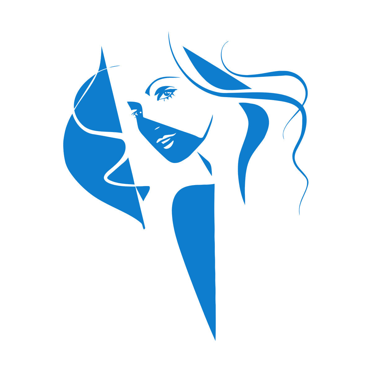 Vinyl Wall Decals Pop Beauty Salon Woman Girl Self Adhesive