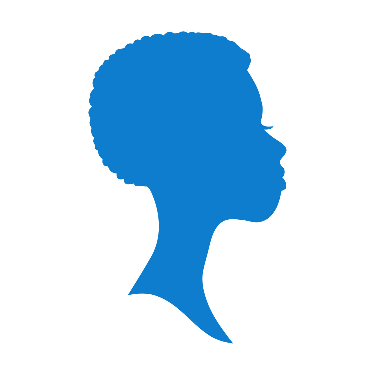 Wall Vinyl Sticker Decor Profile Afro Woman Girl Face Beauty Fashion Easy Installation