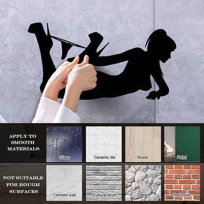 Appeal Hot Girl Woman Adult Striptease Vinyl Art Sticker Art Mural Painting