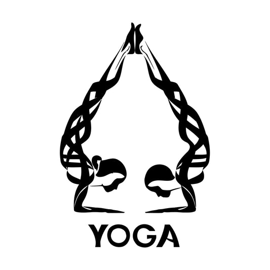 Wall Stickers Spa Yoga Meditation Woman Girl Buddhism Relax Self Adhesive