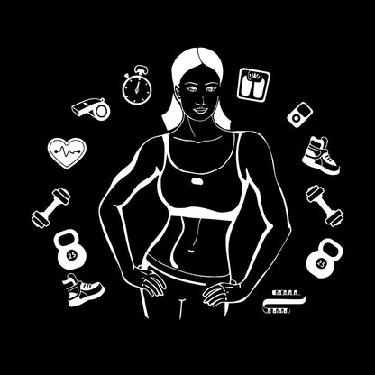 Vinyl Art Sticker Sports Girl Motivation Healthy Lifestyle Woman Gymnastics Multi Color Selection