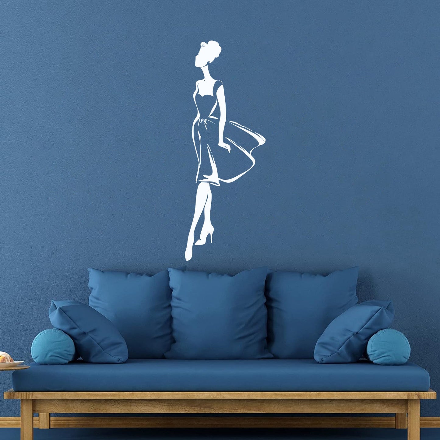 Engraving Decals Supermodel Fashion Girl Beauty Lady Woman Art Decoration