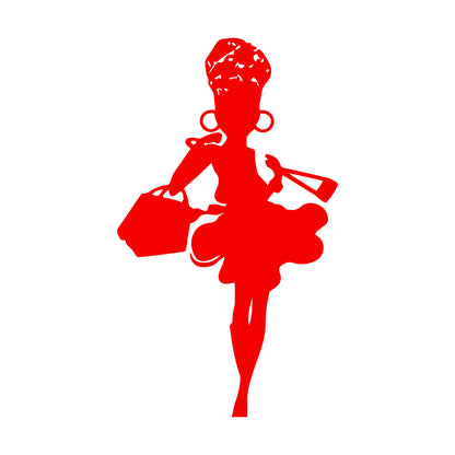 Woman Beauty Salon Fashion Girl Shop Store Lettering Decals Do Not Damage The Wall Surface