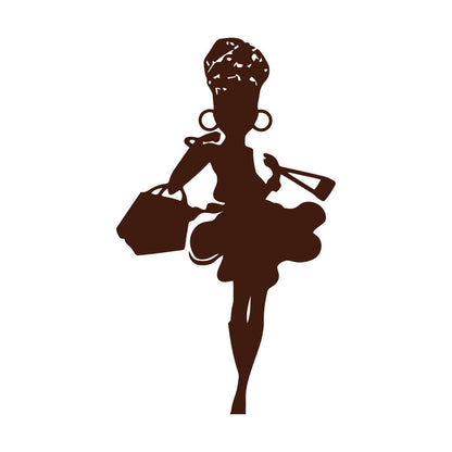 Woman Beauty Salon Fashion Girl Shop Store Lettering Decals Do Not Damage The Wall Surface